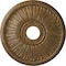 Ekena Millwork Berkshire Ceiling Medallion (Canopies up to 6 3/8"), 20 1/8"OD x 3 7/8"ID x 1 7/8"P, Rubbed Bronze CM20BE1RZS - alternate 1
